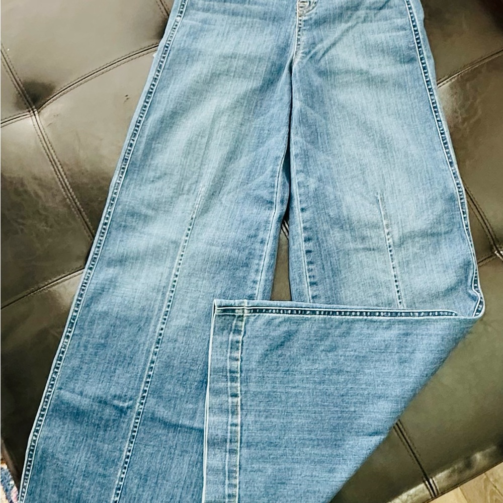 SPANX Women's Flare & Wide Leg Jeans - Blue